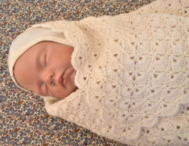 hæklet babysvøb, Luksuskrea