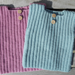 hæklet babyvest