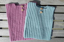 hæklet babyvest