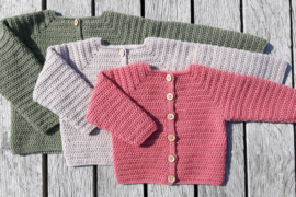 Hæklet Baby Cardigan